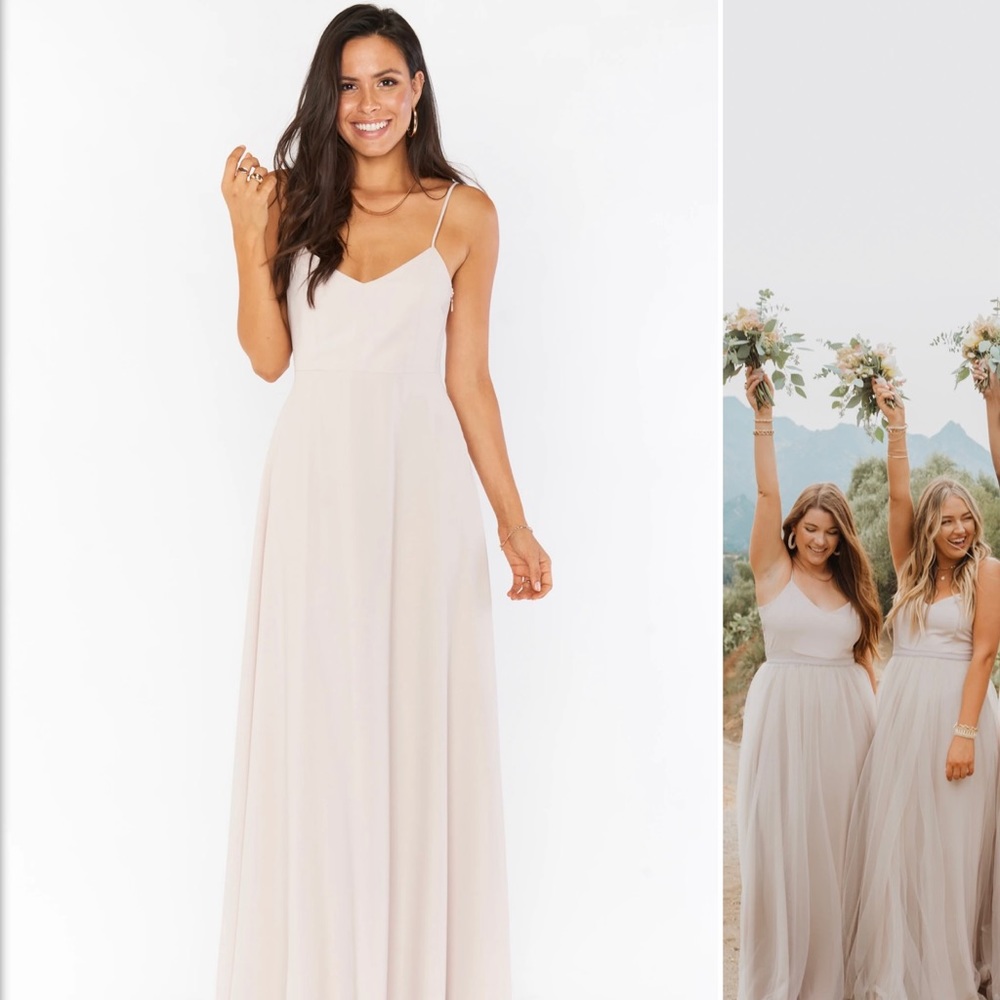 Show Me Your MuMu - Faith Maxi Dress in “Show Me the Ring Crisp”
